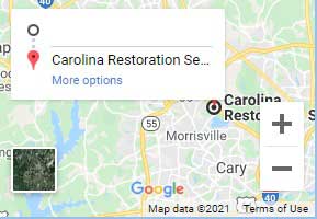 water damage restoration in Raleigh & the surrounding areas.